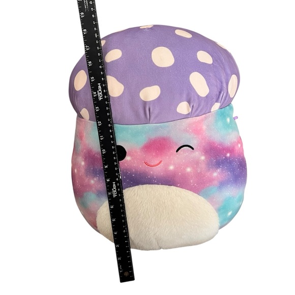 Squishmallow Unai Cosmic Galaxy Purple Cap Mushroom 16" - Picture 5 of 5